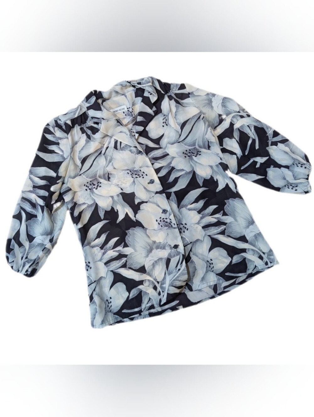 Vintage Floral Blouse Size S/M